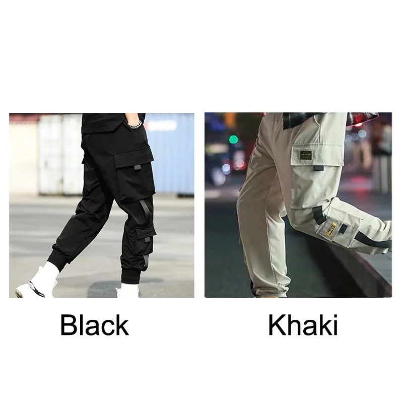 

2020 Overalls Pants For Man Spring Summer Thin Loose Feet Hip Hop All-Match Cropped Casual Pants For Men Pantalones De Hombre