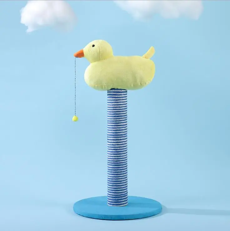 

2021NEW! Pet Cat Tree Toys with Ball Scratcher Posts for Cats Kitten Climbing Tree Cat Grinding Claw Sisal Cat Climbing Frame