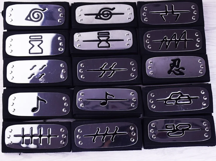 Аниме ниндзя повязка на голову серия маска для лица перчатки оружие упаковка