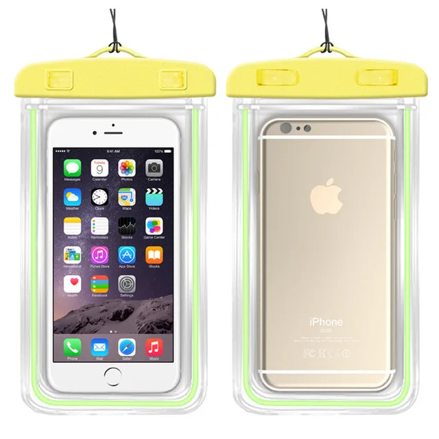 Yellow Водонепроницаемый чехол для телефона для samsung Galaxy S9 S8 S7 S6 S4 A7 A8 A9 J3 J5 J7 A3 A5 A7 крышка мешок сумка для Xiaomi Mi 9 9t A2 A3 - Цвет: Yellow