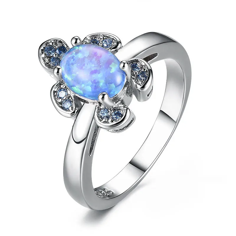 Кольцо Bague Ringen из серебра 925 пробы для женщин, простой креативный дизайн, в форме черепахи, опал, морской синий цвет, вечерние, для свиданий, подарок студенту