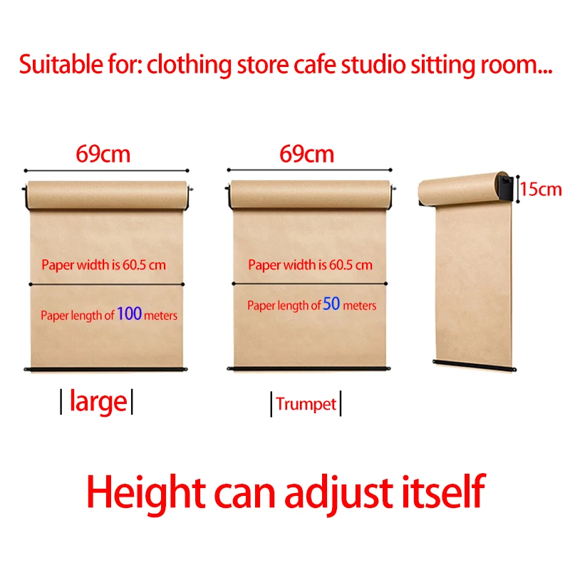 Современный дизайн настенная ручная роспись сообщения крафт-бумага доска для