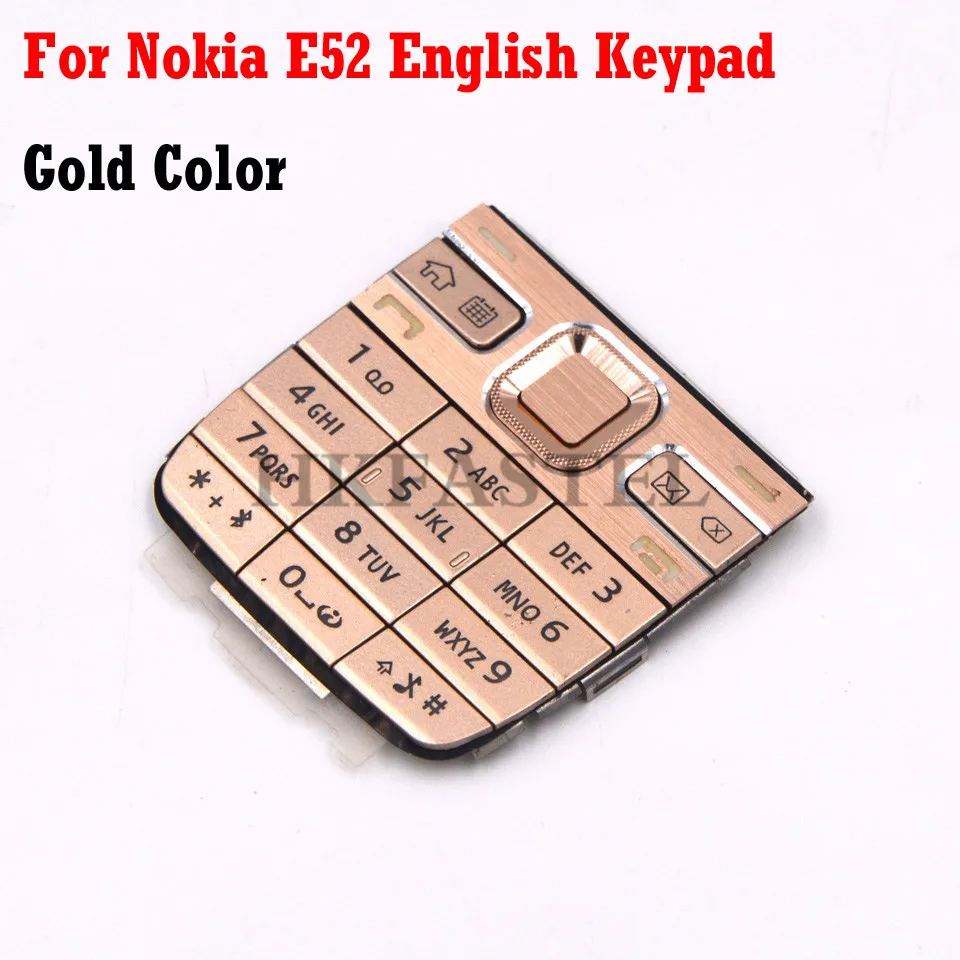 Клавиатура для Nokia E52 мобильный телефон сменный корпус черная серебристая