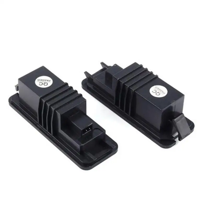 

VODOOL 2Pcs 12V LED Number License Plate Light Lamps Car License Plate Lights Exterior Accessories for VW GOLF 4 5 6 7 Polo 6R