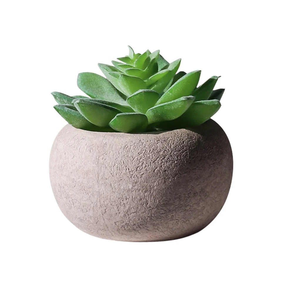 Искусственные суккуленты мини бонсай искусственная трава с горшками шариками