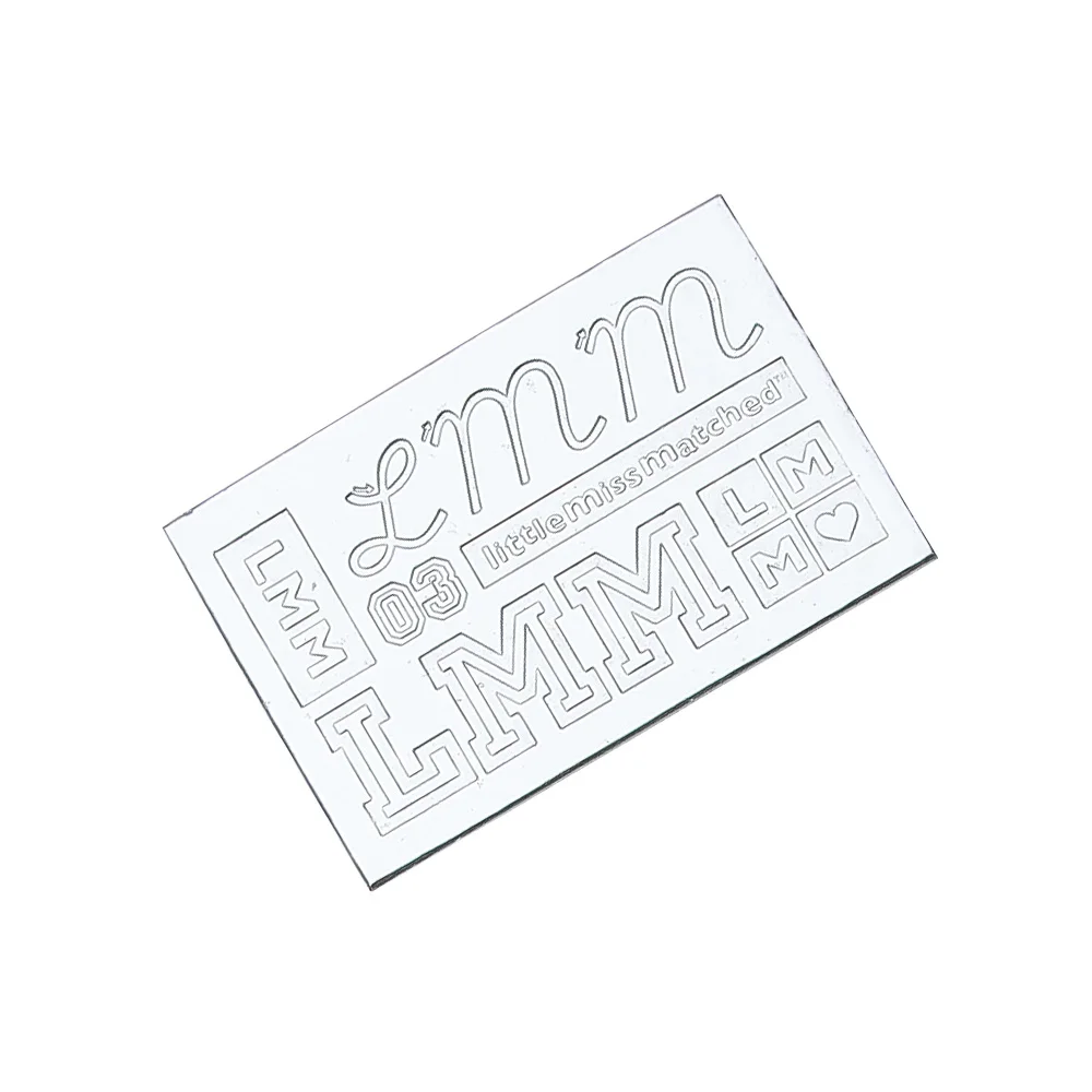 Пользовательские круглые этикетки из искусственной кожи для детской строчки