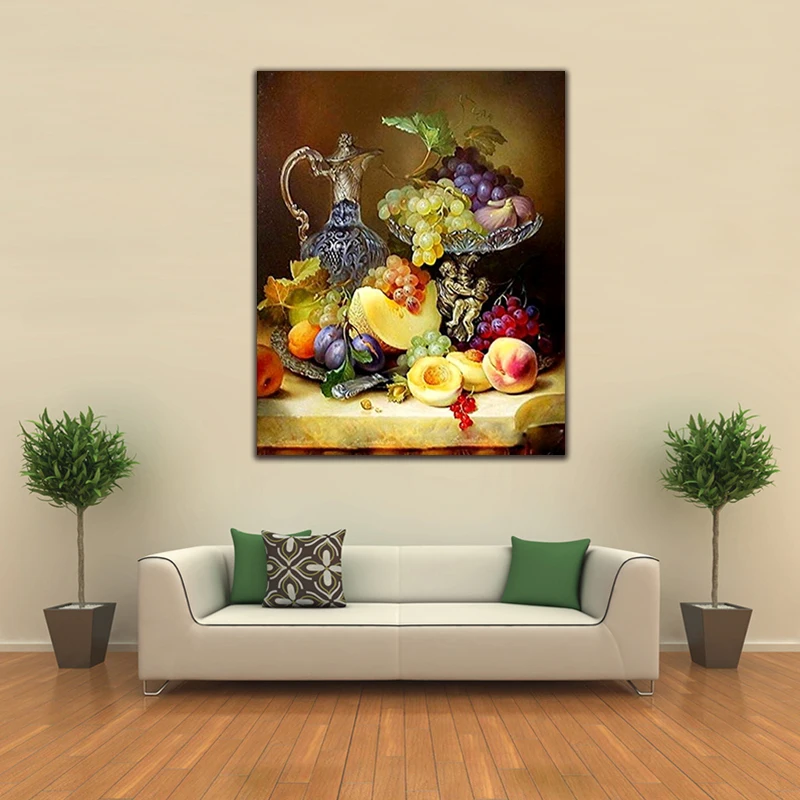 Набор для рисования по номерам &quotсделай сам&quot картинки раскраски фрукты