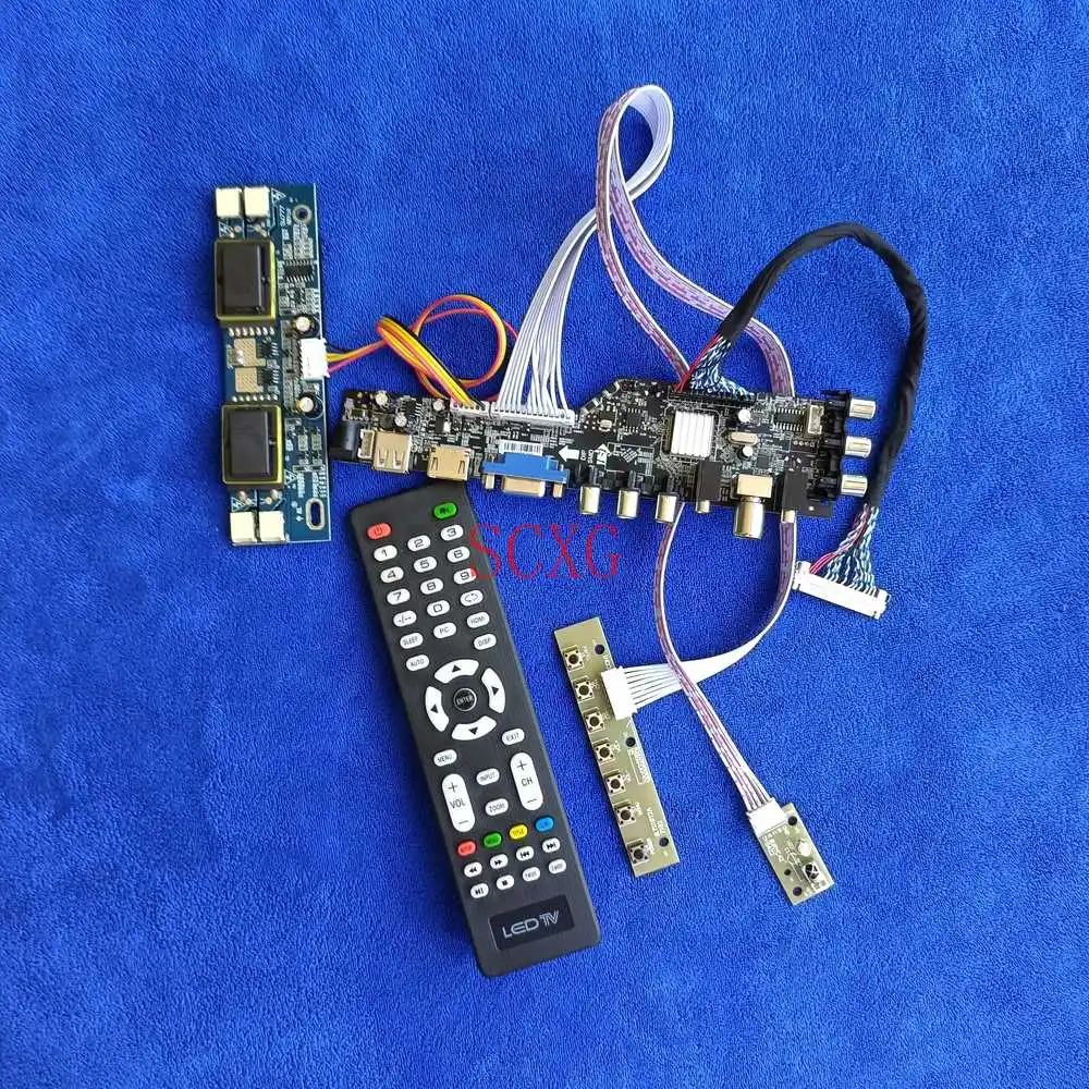 

Плата контроллера цифровой совместимой с DVB VGA USB HDMI 4CCFL для MTT170E1LG11/SVA170SX01TB/TX43D15VC0CAD KIT 30 Pin LVDS 1280*1024