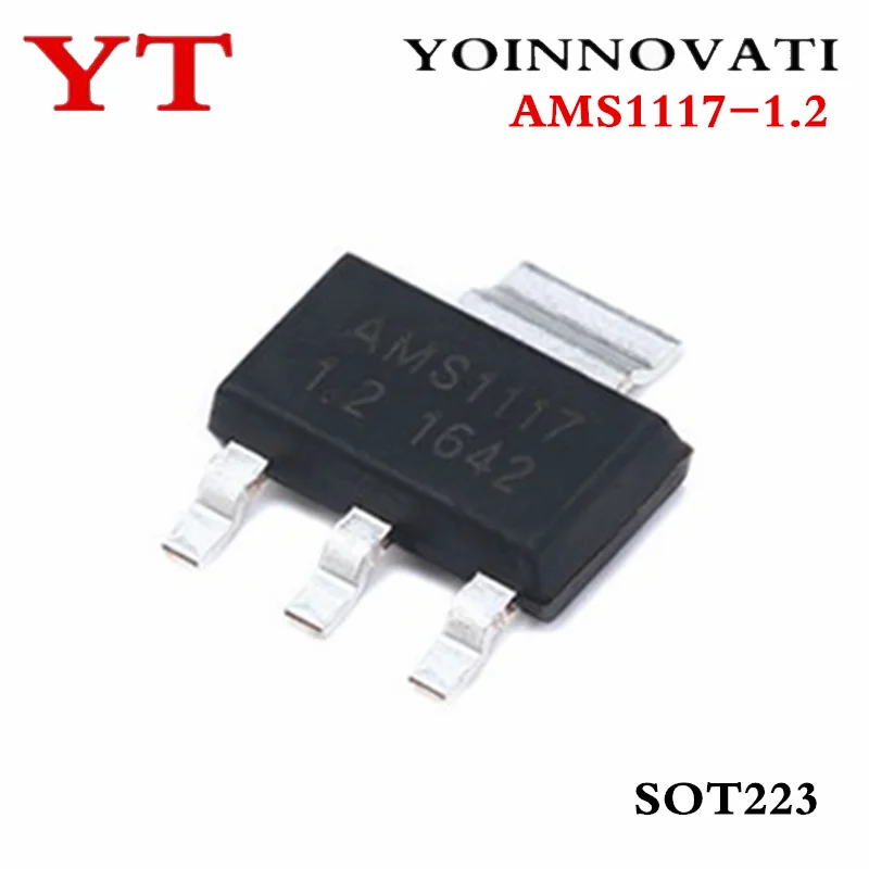 

100pcs/lot AMS1117-1.2 AMS1117-1.2V SOT223 IC best quality.