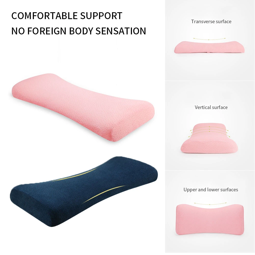 Ортопедическая подушка из пены с эффектом памяти для сна хлопковая поясницы