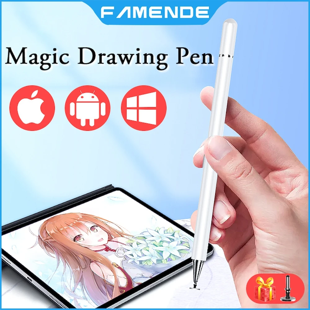 

Универсальный сенсорный стилус, ручка для телефона, планшета, экрана Android, IOS, рисунок, умный стилус для iPad, iPhone, ручка-карандаш