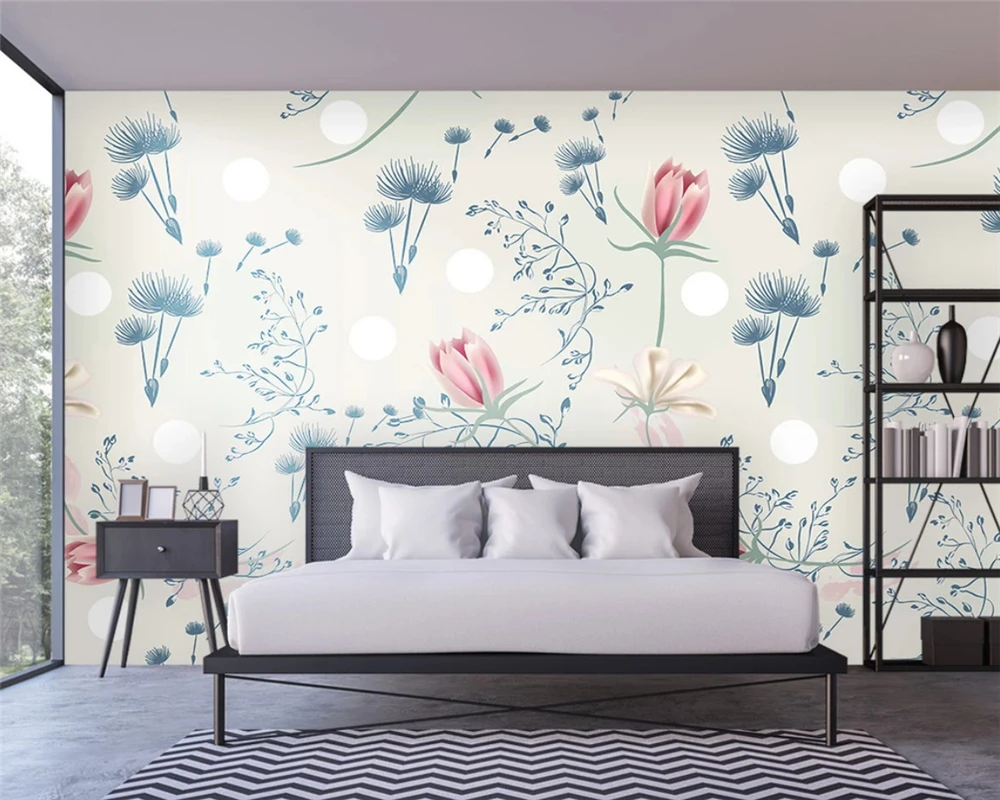 Обои на заказ современные обои домашний декор рисованное растение из