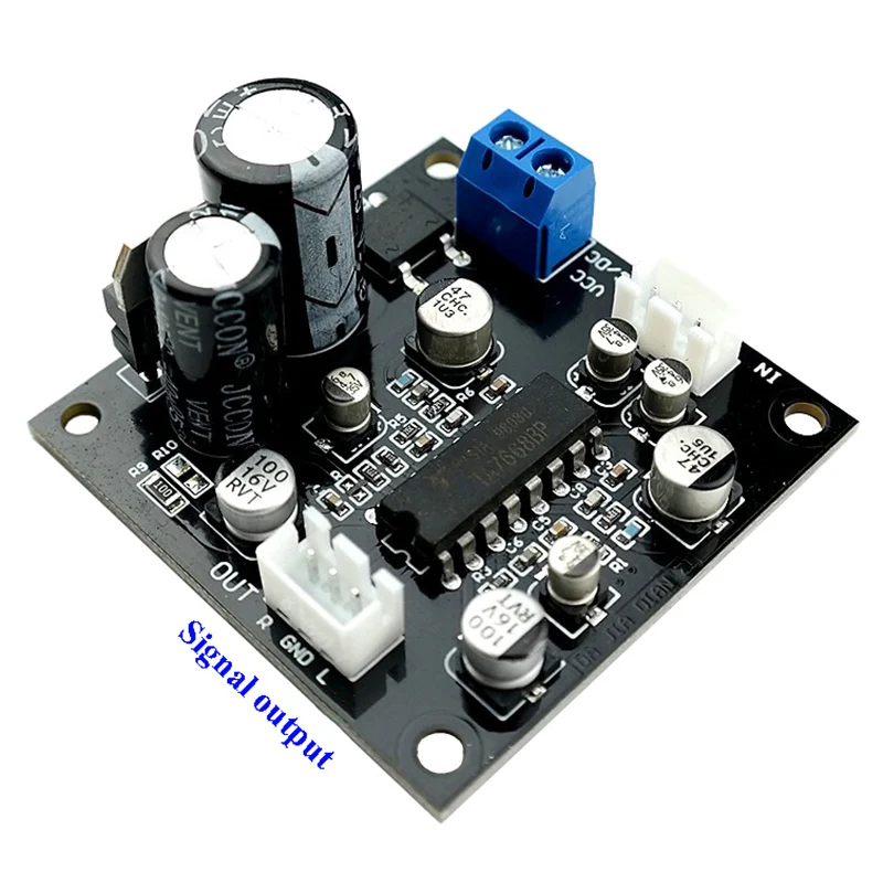 TA7668 Магнитная плата предварительного усилителя + экранированный провод |