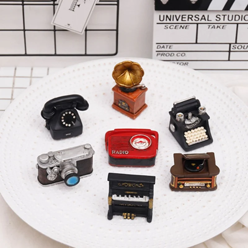 Креативный бар Домашний Декор подарок мини Ретро Радио пианино камеры