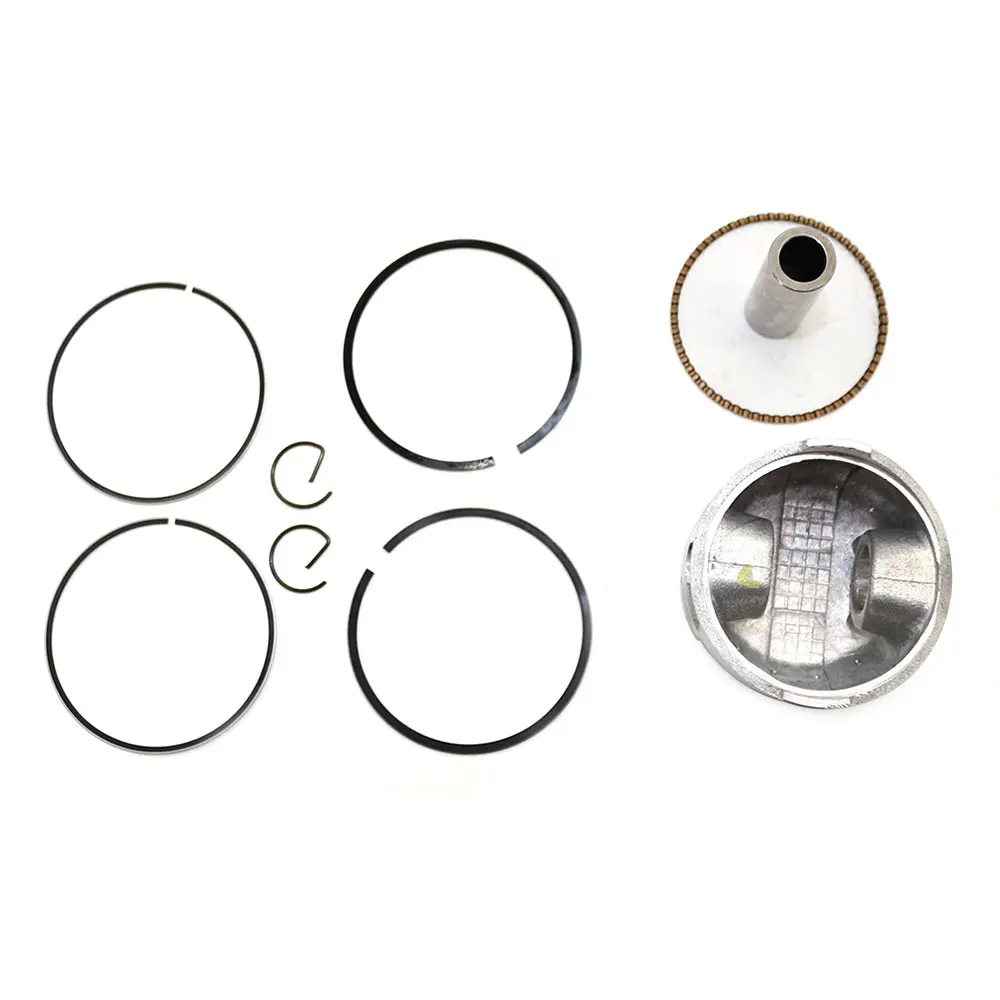 GY6 Moped 50cc Piston Kit Ring 39mm FOR 139qmb TANK ROKETA JALON STRADA TaoTao Peace 57.4mm X 38.7mm Rings | Автомобили и