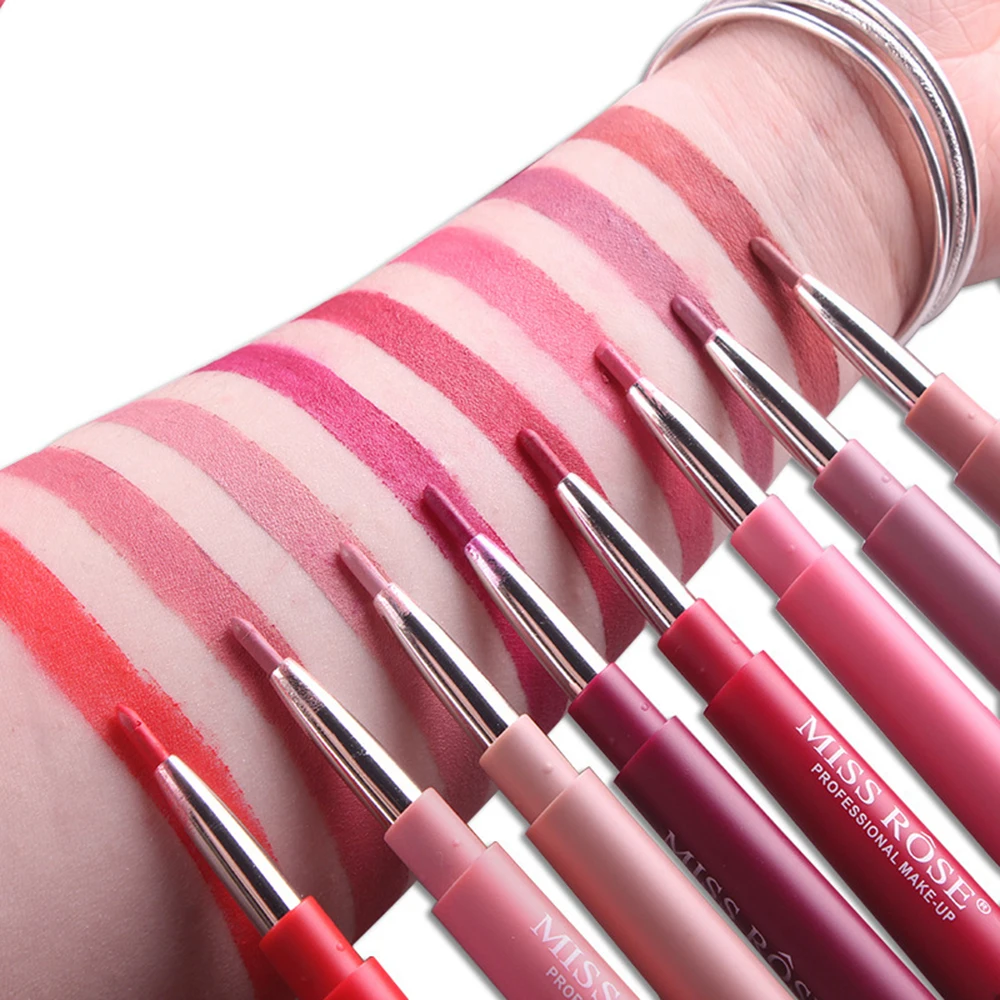36 Colors Double-headed Liquid Lip Liner and Lipstick Permanent Color Professional Makeup Waterproof Non-stick Cup |