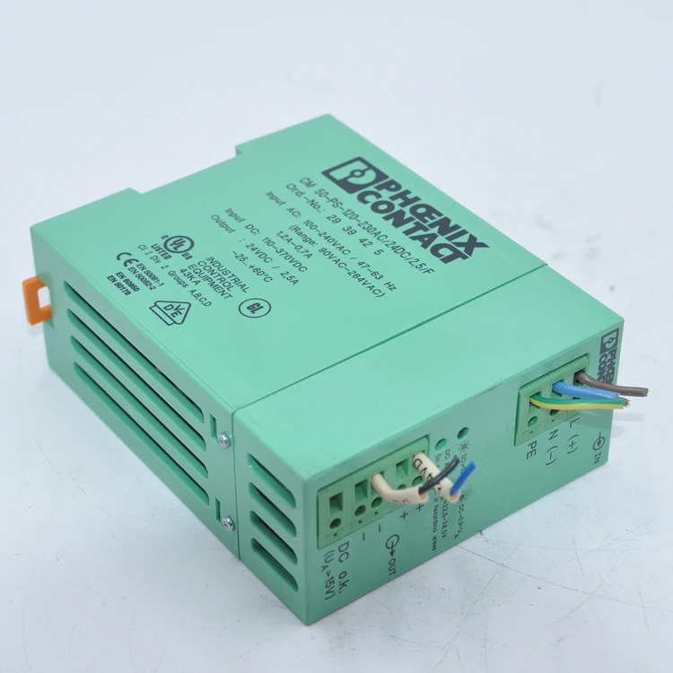 PHOENIX CONTACT   CM 50-PS-120-230AC/24DC/2,5F   POWER SUPPLY   CM50PS120230AC24DC25F