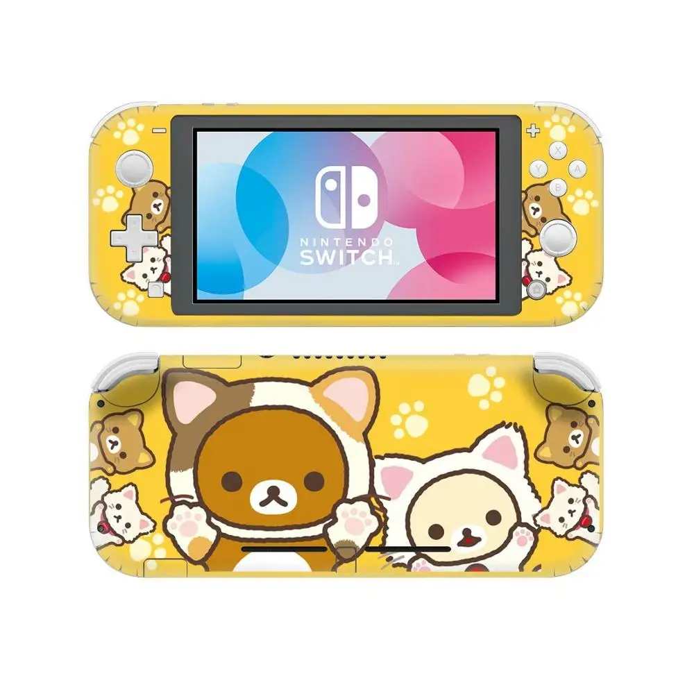 Rilakkuma Korilakkuma Nintendo переключатель Lite кожи Стикеры s Pegatina переключателя Nintend на