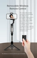 hohem 3 in 1 selfie stick phone tripod extendable monopod with remote suport smartphone selfie stick for hohem isteady xx2v2