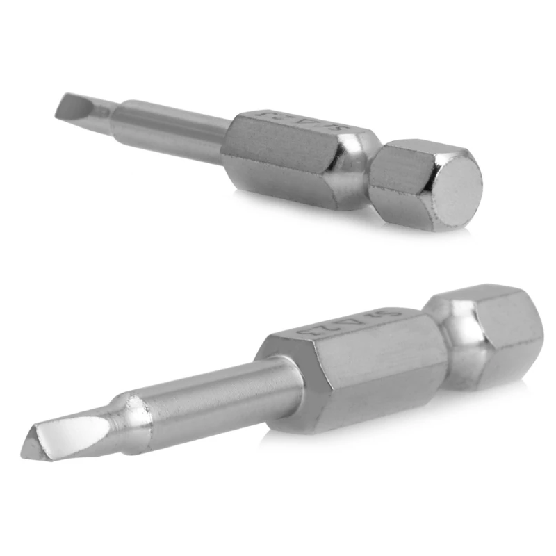 

New 5 Pcs Magnetic Triangle Head Screwdriver Bits S2 Steel 1/4 Hex Shank 50mm Y5JA