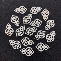 natural freshwater shell pendant hand carved hollow gourd charms for diy jewelry making necklace earring bulk items wholesale