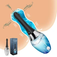 anal shower for men women smart anal cleaner syringe enema bulb intimate goods vagina cleaner douche enema cleaning container