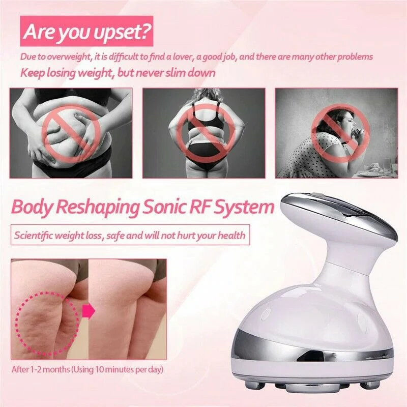 Beste Rf Lichaam Afslanken Machine Anti Cellulite Ultrasound Led Massager Fat Brander Tool Lipo Ultrasone Massager Beauty Gemakkelijk Slanke