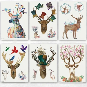 Новая модная сексуальная вспышка Sika олень Фотография 21x15 см