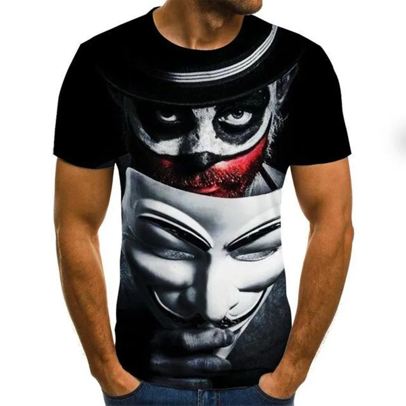 

Joker Graphic T Shirts Tee For Men Tops Camiseta Hombre Ropa Clothing Camisa Masculina Verano Roupas Masculinas Koszulki Chemise