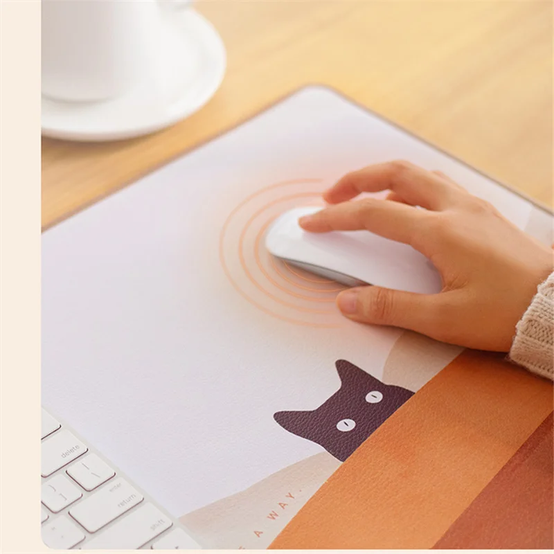Умный подогреваемый Электрический коврик для офиса Настольный мыши зимний