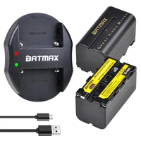 batmax np f750 np f770 npf750 batteryusb dual charger for yongnuo godox led video light yn300air ii yn300 iii yn600 l132t