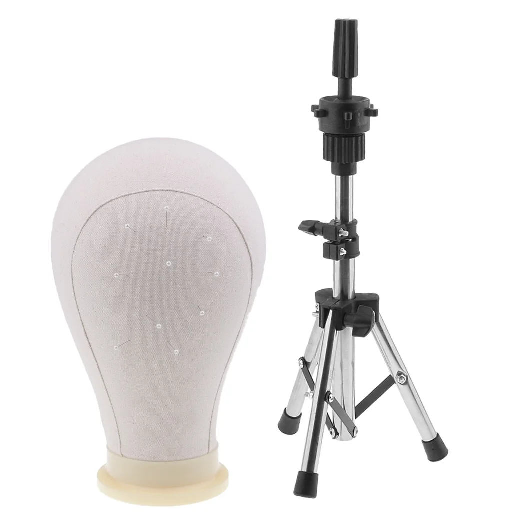 Модель манекена Брезентовая блочная головка для изготовления париков с