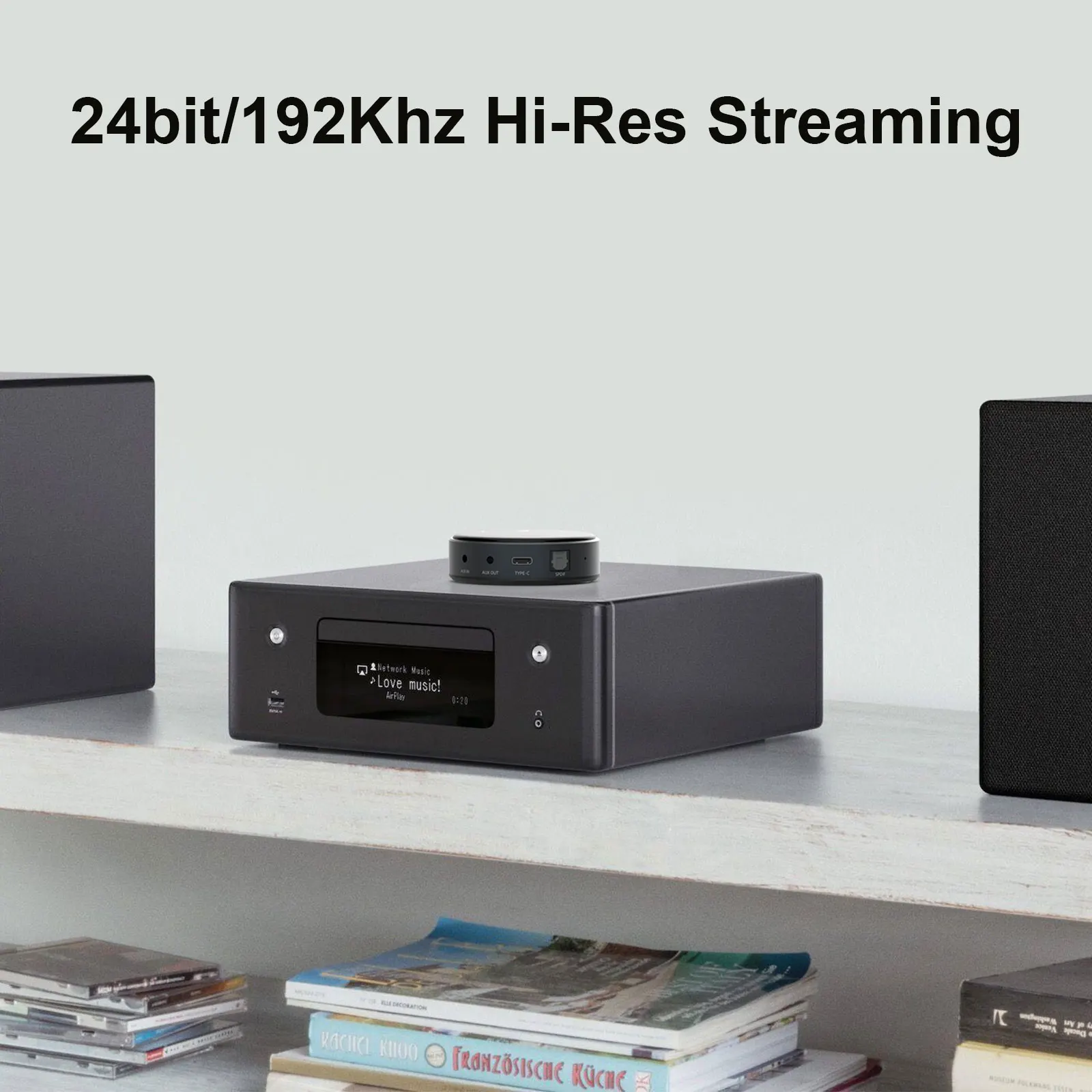 Wiim Mini WIFI2.4/Φ & Bluetooth 5 0 5G DLNA для Airplay2 аудио музыкальный адаптер мульти комнаты