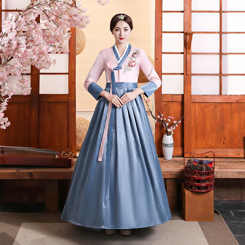 Улучшенный женский костюм Hanbok в Корейском стиле для национального танца