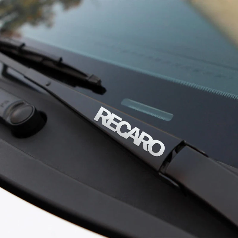Виниловые Стикеры для автомобильного стеклоочистителя Recaro водонепроницаемая