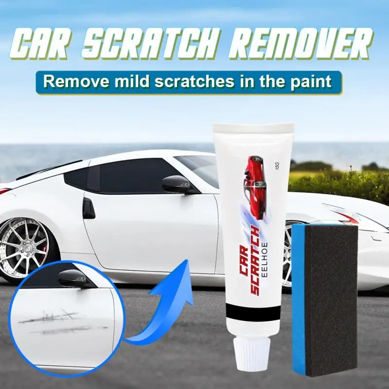 

1/2PCS Car Scratch Removal Kit Car Scratches Repair Polishing Wax With Sponge Anti Scratch Cream Paint Scratch Remover Care