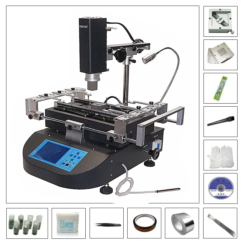 Станция для реболлинга CE honton R490 bga мобильная металлическая паяльная станция