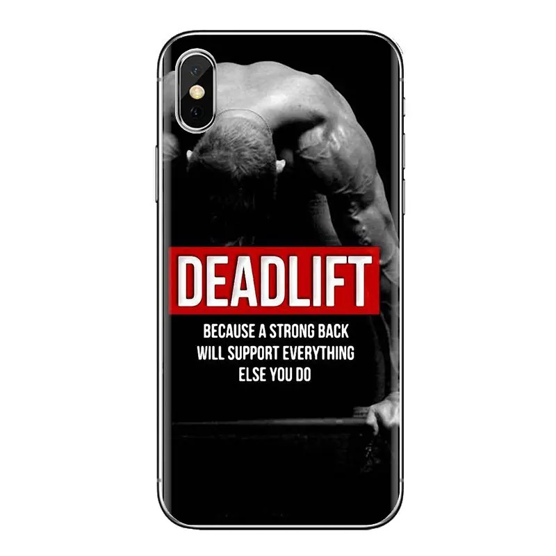 Для iPod Touch Apple iPhone 11 Pro 4 4s 5 5S SE 5C 6 6S 7 8 X XR XS Plus Max мягкие чехлы крышка Gymaholic бодибилдинг