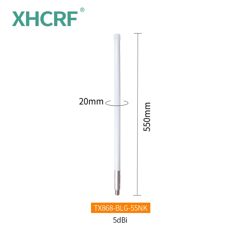 868 MHz Hotspot Antenna for Helium Miner 5dBi Outdoor LoRa 868MHz Fiberglass N Female Antenna for Lorawan 868M with Cable 3D-FB