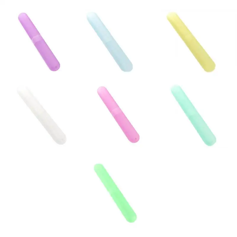 Portable Hiking Camping Toothrush Cap Case Storage Cute Box 1 PC 20.5*3cm Outdoor Travel Toothbrush Cover Holder | Дом и сад
