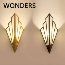 Modern LED Wall Lamps Simple Diamond Shape Wall Light for Bedroom Living Room Aisle Decorative Sconce Lighting Home Decor бра