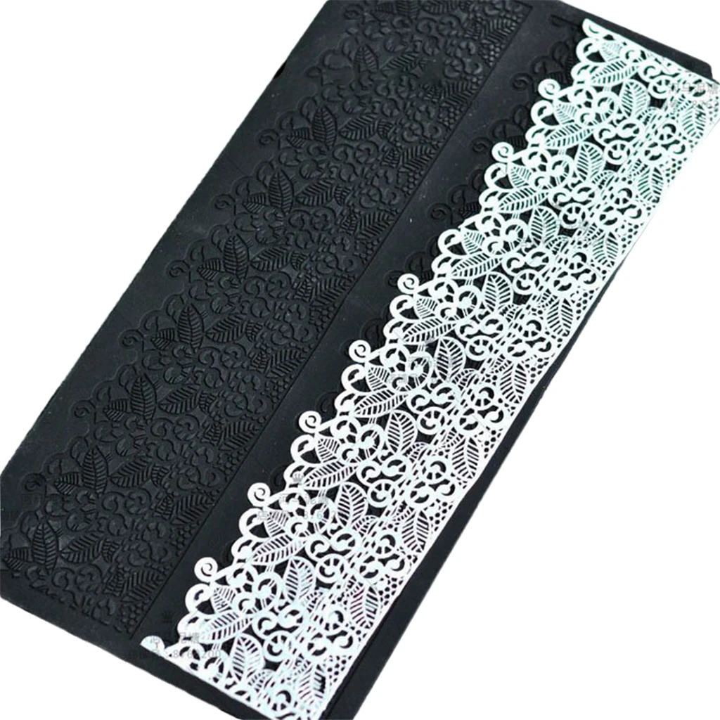 Силиконовая форма для помадки торта кружева рельефные формы кружевной коврик