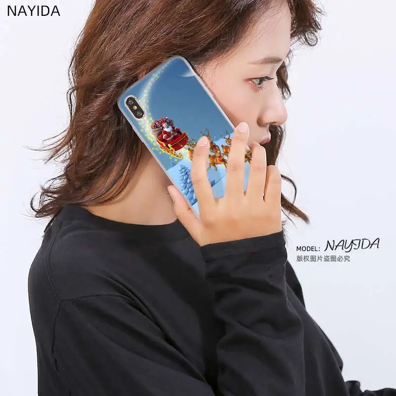 Силиконовый мягкий чехол для Huawei P50 P40 P10 P20 P30 Lite Pro P Smart Z 2020 2019 на Рождество и новый
