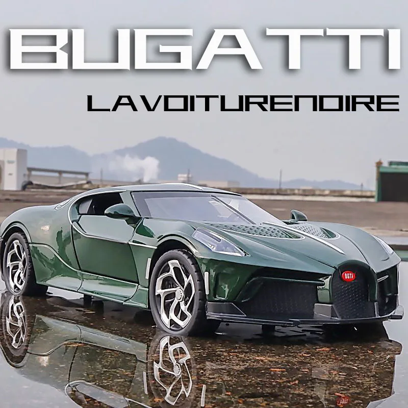 1:24 Bugatti Lavoiturenoire Diecasts Toy Vehicles Car Model Alloy Boys Toys Cars Coupe Supercar Collectibles Kids Car Toy Gift