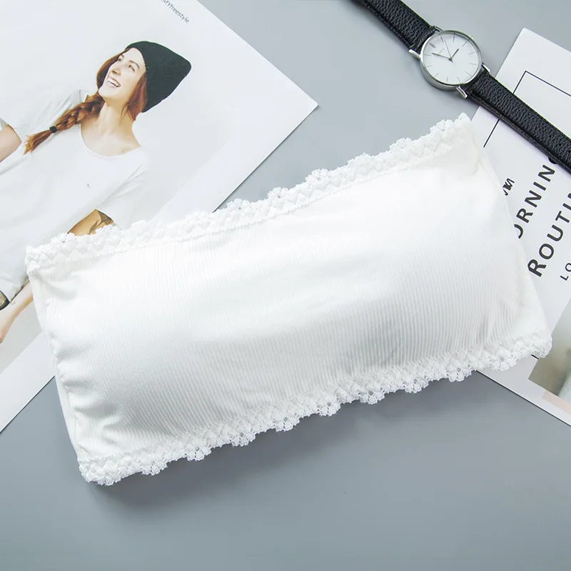 Топ женский бесшовный кружевной бюстгальтер без бретелек мягкое нижнее белье с 3