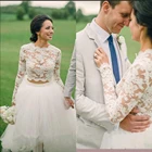 Кружевная Свадебная куртка цвета слоновой кости, большие размеры, свадебные сумки, свадебное платье с длинным рукавом, верх, Индивидуальный размер