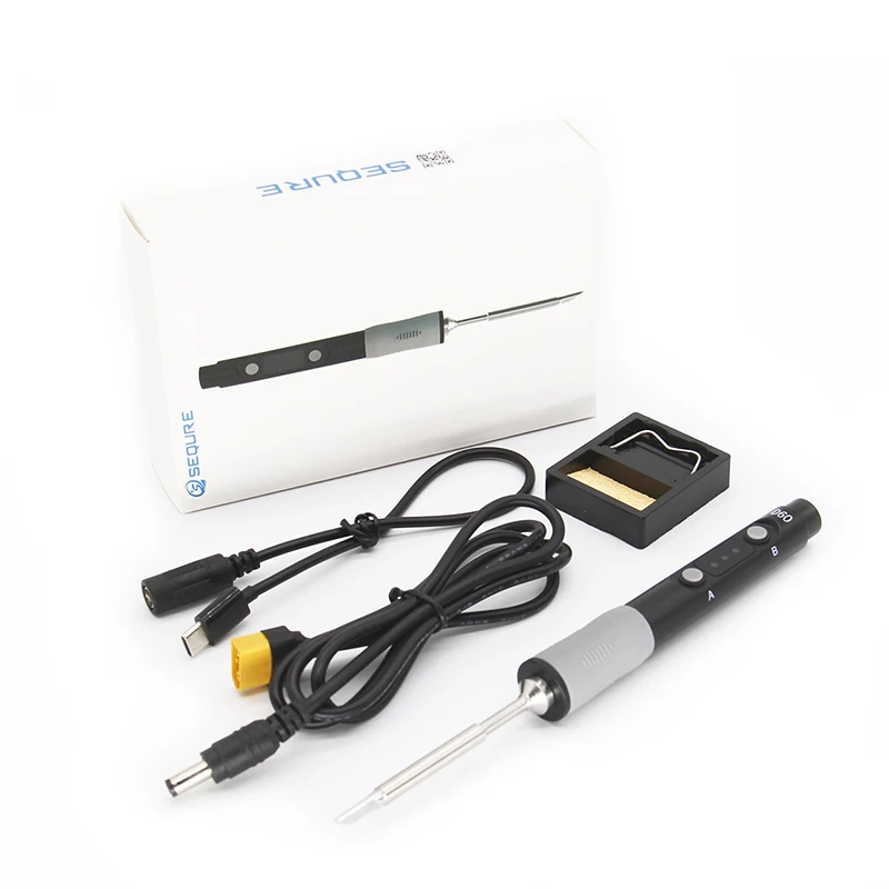 TS-D60 solder station With TS100 Electric Soldering Iron tip DC12-24V Digital/LED Display MINI Portable Smart Adjustable Temp |