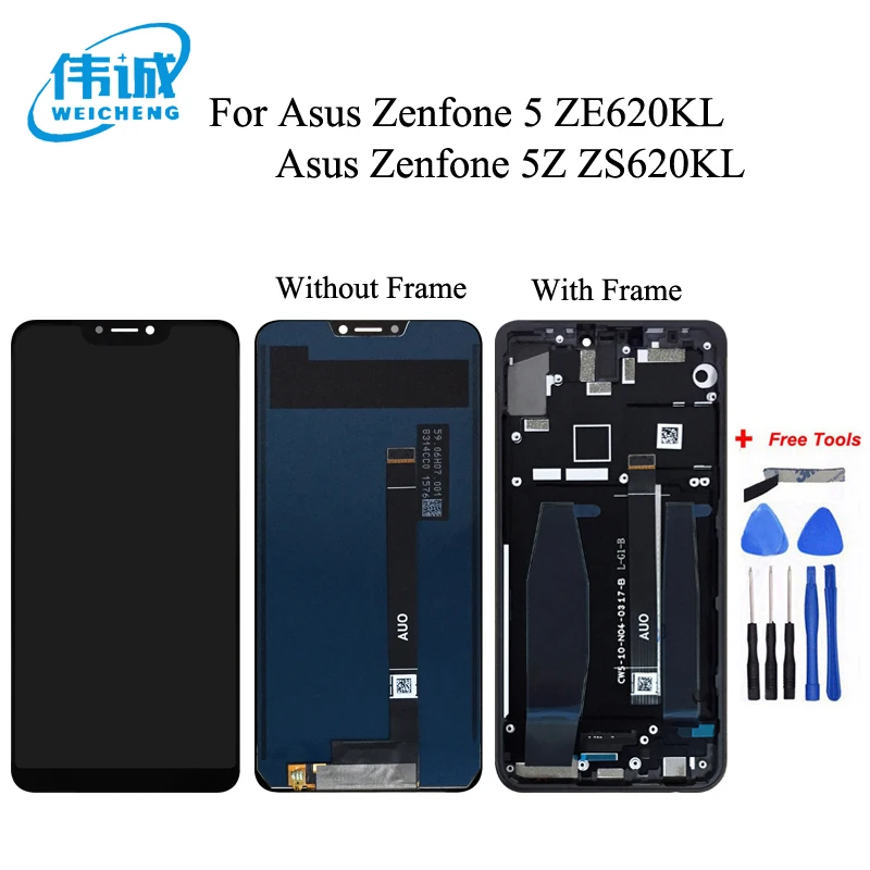 Оригинальный ЖК дисплей для Asus Zenfone 5 2018 Range ZE620KL сенсорный экран дигитайзер Для 5Z