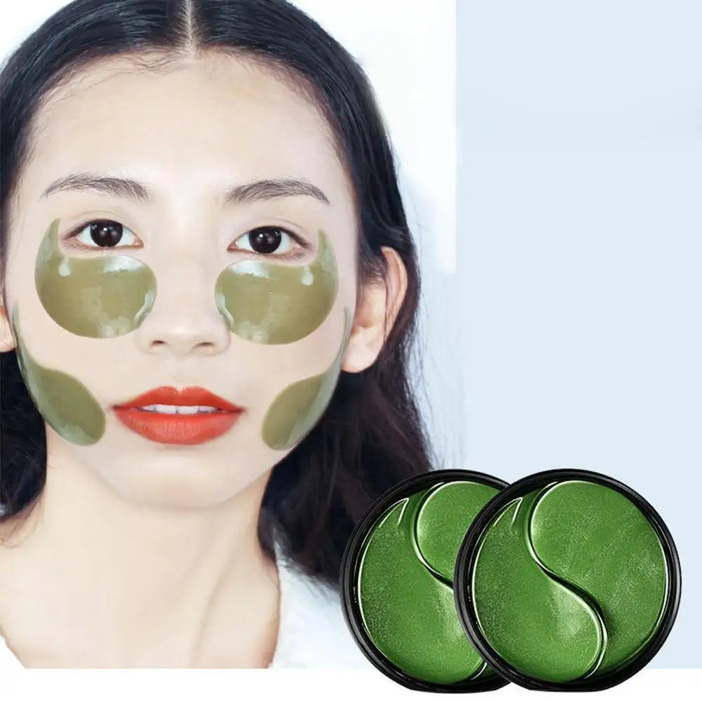 

30 Pairs = 60 Sticker Seaweed Hyaluronic Acid Eye Mask Removal Serum Patches Age S0S7