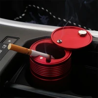 new aluminum car ashtray stainless steel car with ashtray tide brand series personality creative garbage can